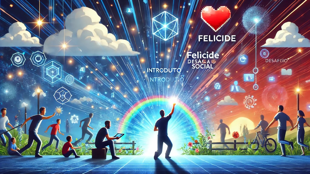 um jogador em frente a uma tela, com símbolos de impacto emocional dos jogos.