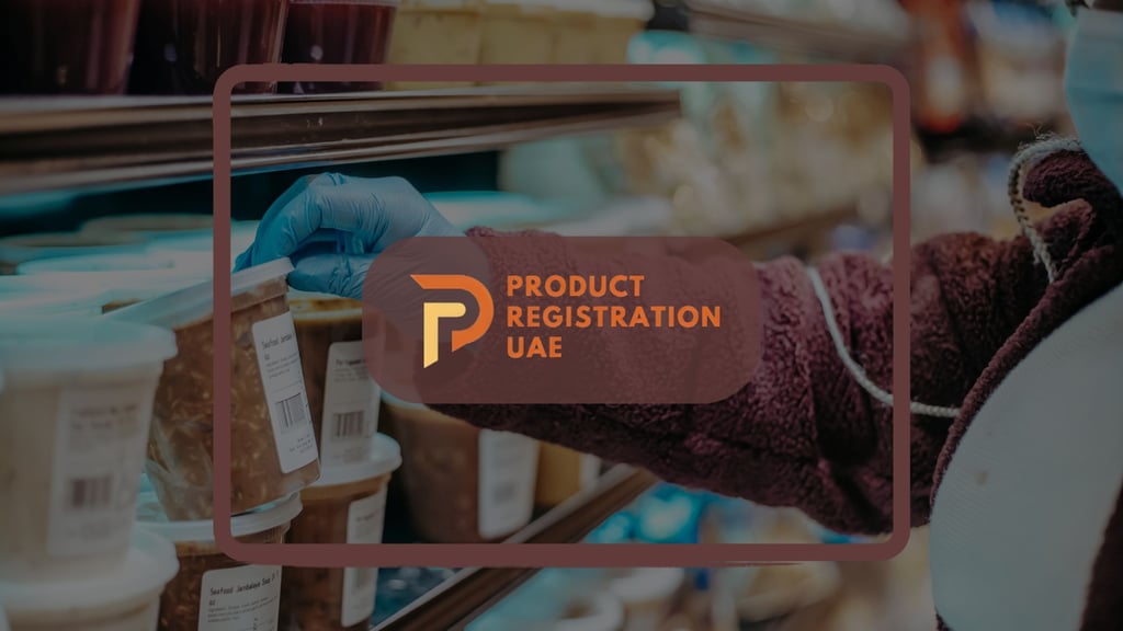 Product Registration UAE Logo with background of Product Recall and compliance