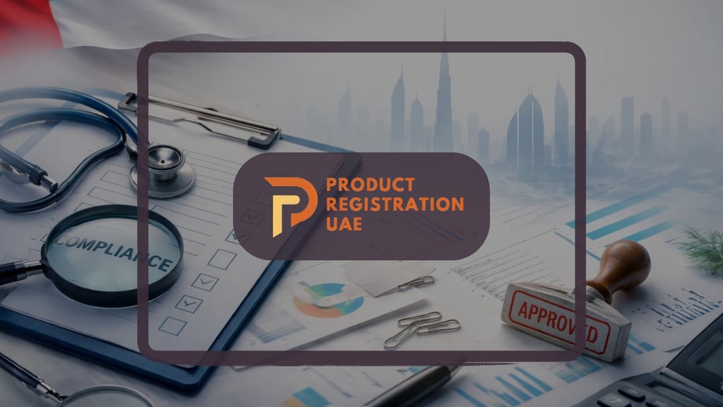 UAE regulatory affairs compliance workspace approval documents, checklists & registration records for product oversight