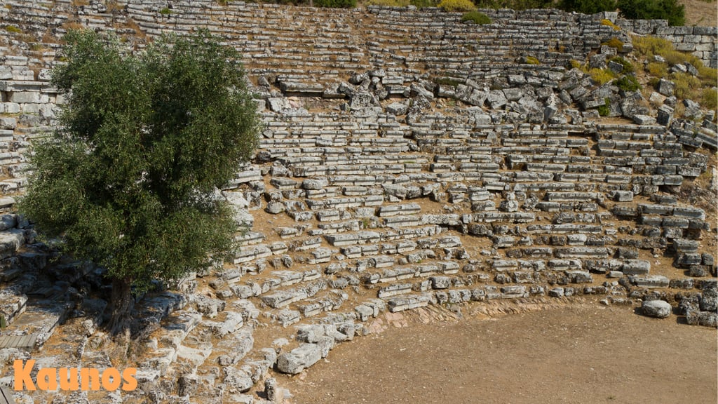 a theatre in Kaunos ancient city