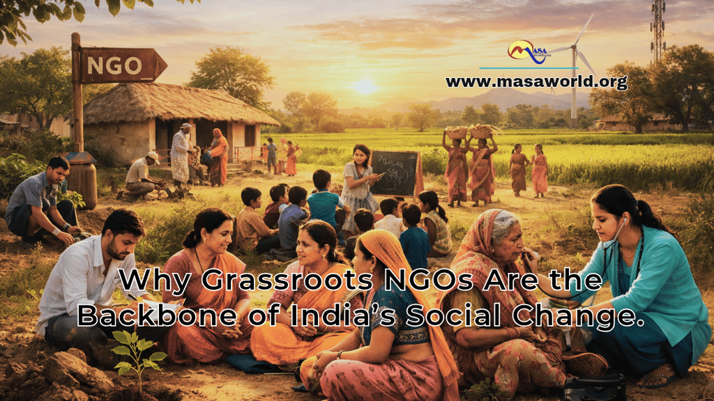 a group of people sitting around a group of people