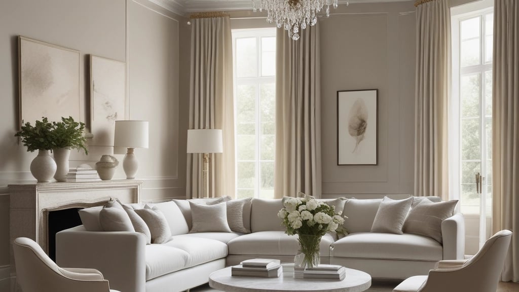 Bright living room with modern inventory