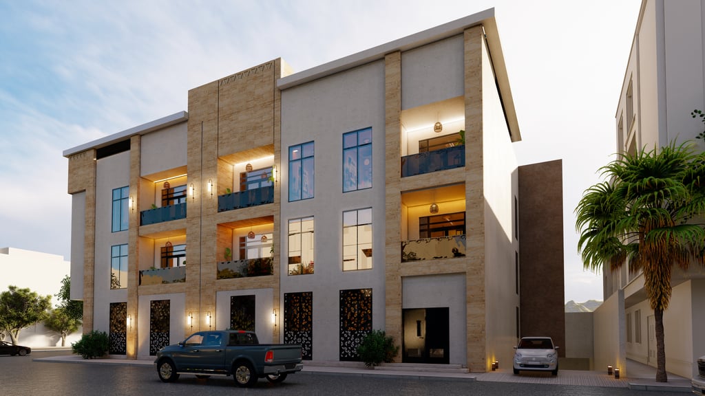 مشروع الشقق السكنية داخل حي المهدية من تصميم وتنفيذ شركة دليل البناء للتطوير العقاري