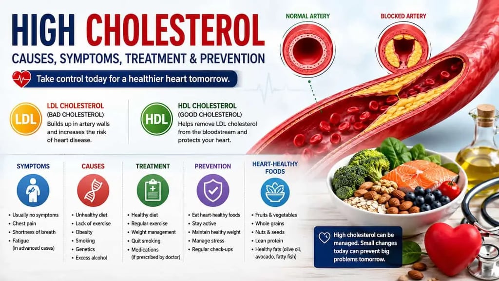 High Cholesterol Symptoms and Treatment