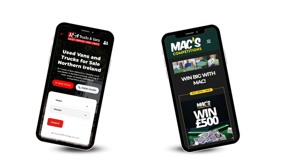 PH CREATIVE DOWNPATRICK WEBSITE AND MARKETING PROJECTS 