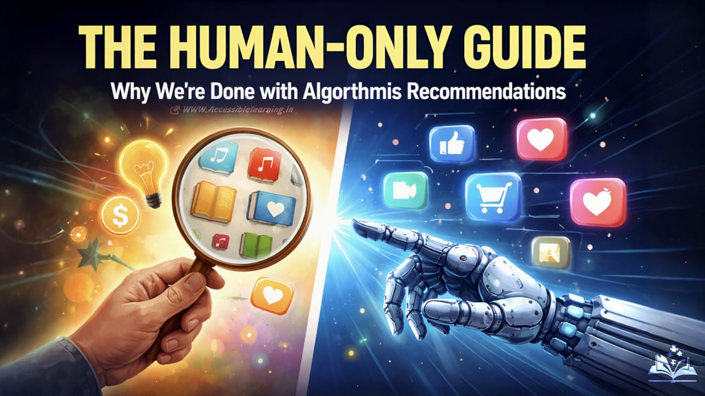 The “Human-Only” Guide: Why We’re Done with Algorithmic Recommendations