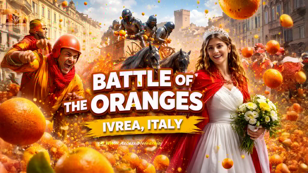 Battle of the Oranges in Ivrea: Full History, Meaning, and Travel Guide