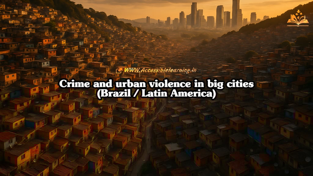 Crime and Urban Violence in Big Cities: Understanding the Crisis Across Brazil and Latin America