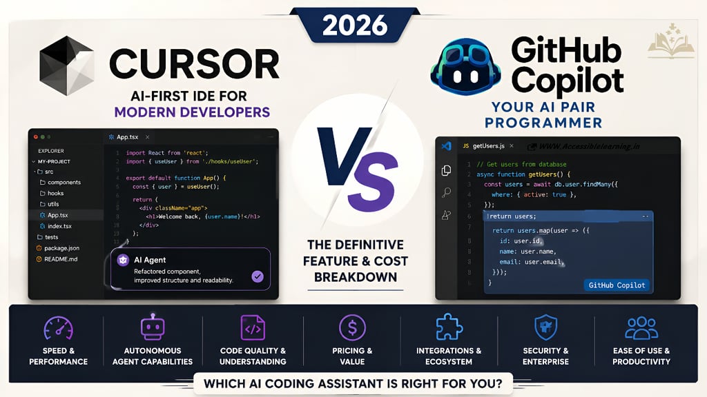 Cursor vs. GitHub Copilot: Which AI Coding Assistant Wins in 2026?