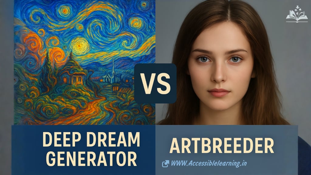 Deep Dream Generator vs. Artbreeder: Which AI Art Tool is Right for You?