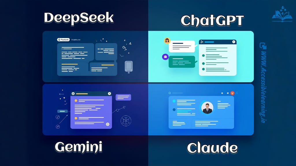 DeepSeek vs ChatGPT vs Claude vs Gemini: The Definitive Guide to Leading AI Assistants in 2025