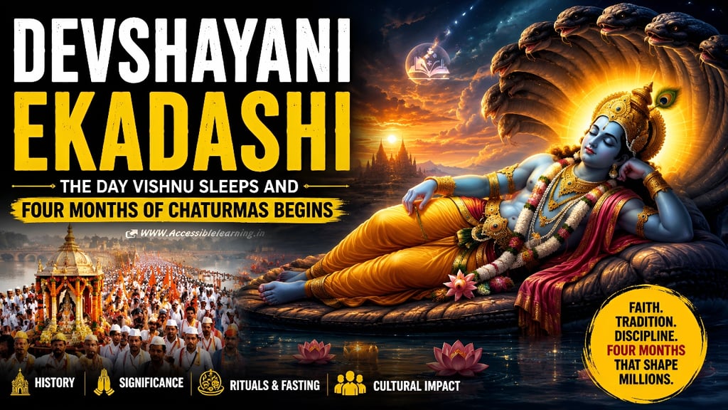 Devshayani Ekadashi and Chaturmas: The Hidden System Behind a Sacred Tradition