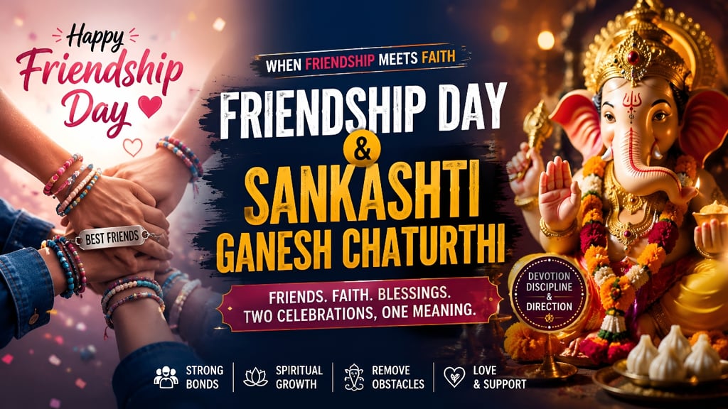 Friendship Day & Sankashti Ganesh Chaturthi: Two Celebrations, One Lesson About What We Really Value