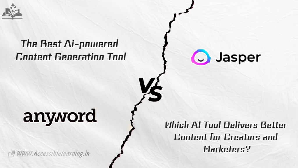 Jasper AI vs Anyword: Which AI Writing Assistant Offers Better Value?