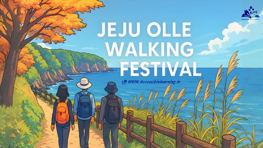 A Complete Guide to the Jeju Olle Walking Festival 2025: Trails, Tips & Experiences