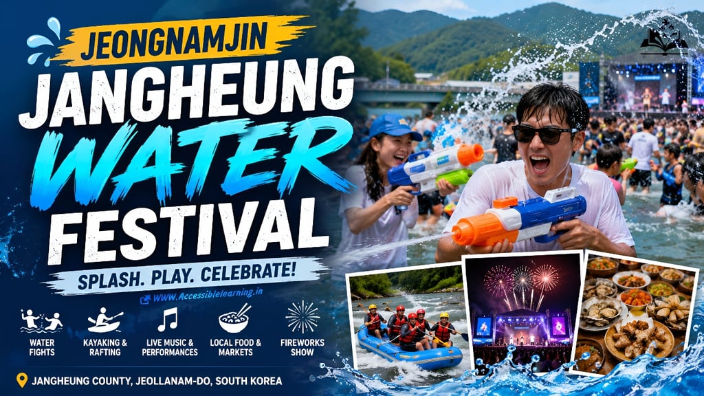 Everything You Need to Know About the Jeongnamjin Jangheung Water Festival