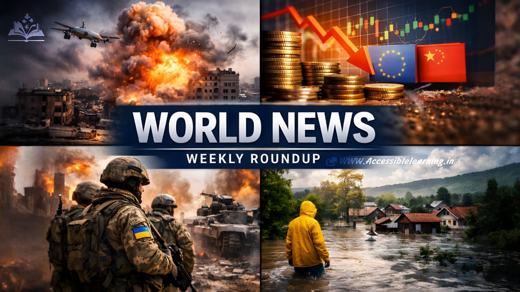 Global Affairs Weekly: Major Conflicts, Economic Shifts, and Political Developments