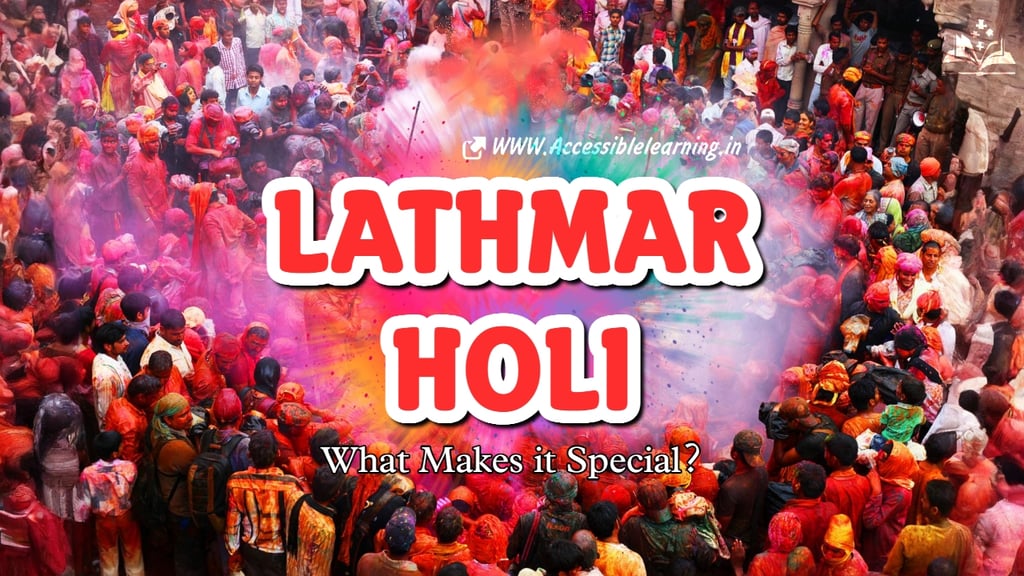 Lathmar Holi: The Playful Battle of Colors and Sticks in Barsana