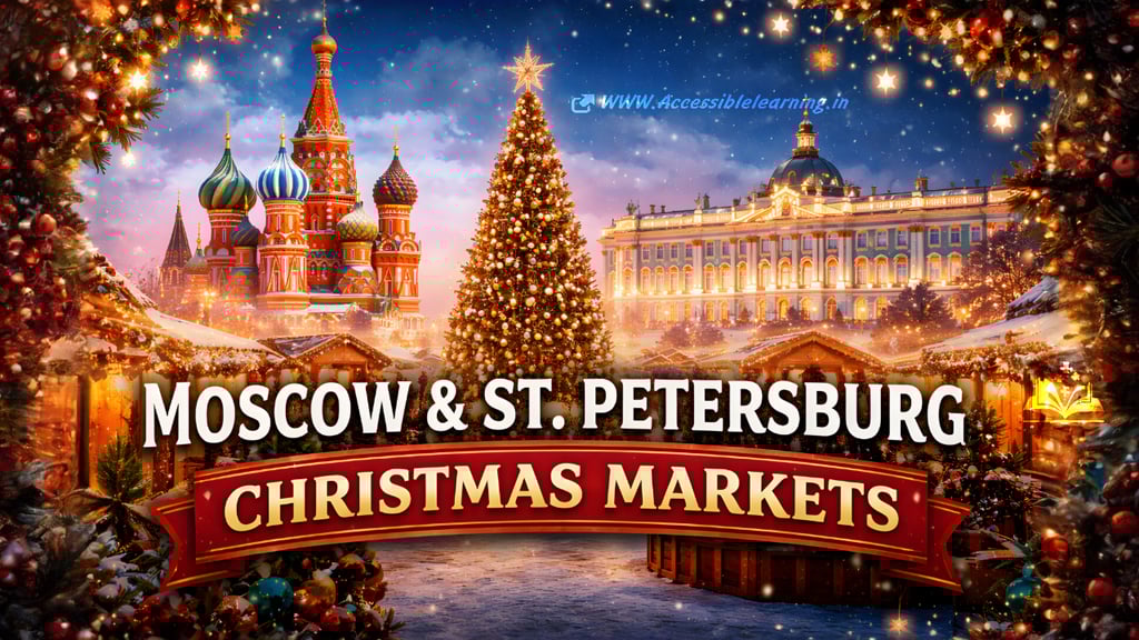 Winter in Russia: Exploring Moscow and St. Petersburg Christmas Markets