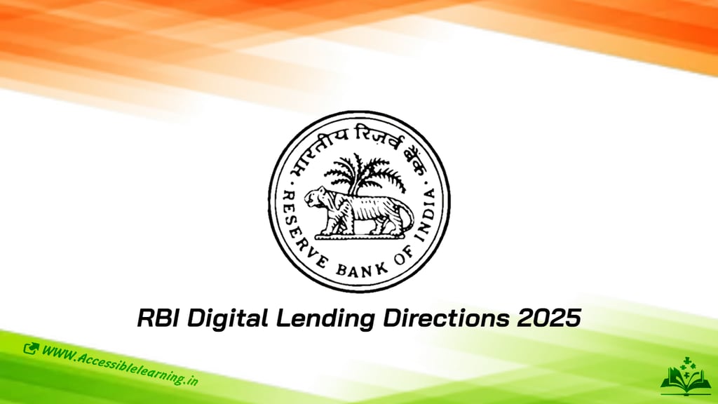 Everything You Need to Know About RBI’s Digital Lending Guidelines 2025