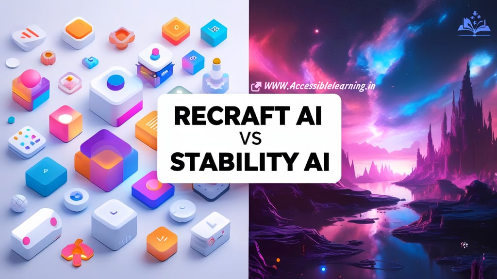 From Icons to Imagination: A Technical Comparison of Recraft AI and Stability AI