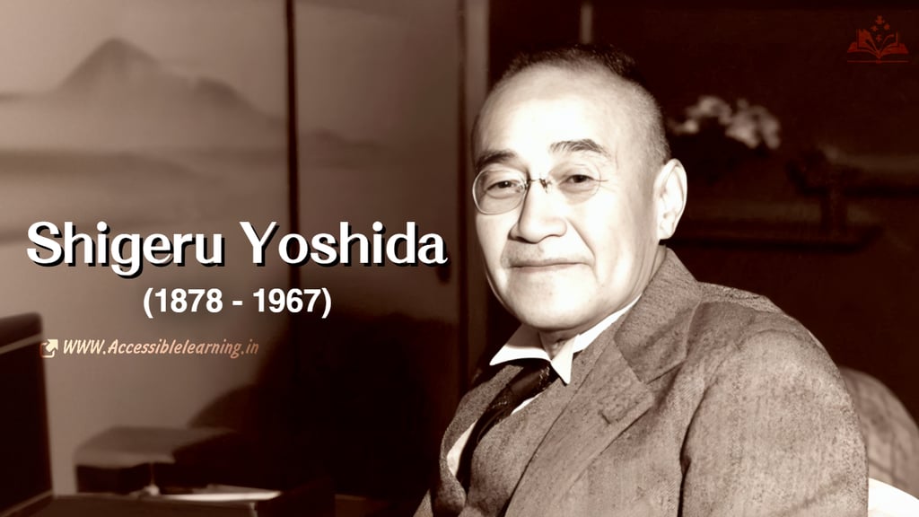 Shigeru Yoshida's Role in Japan's Rise as a Global Power>