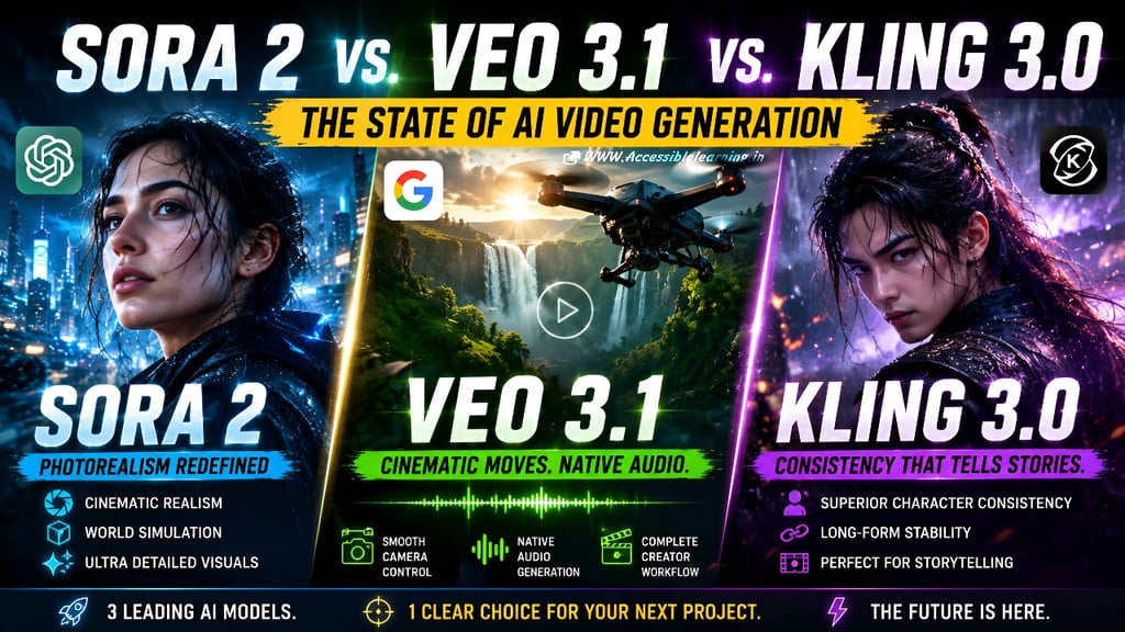 Best AI Video Generator for Creators and Marketers: Sora 2 vs. Veo 3.1 vs. Kling 3.0