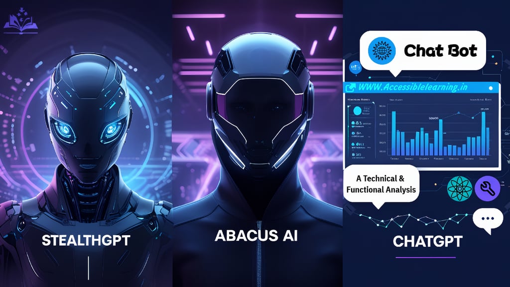 Choosing the Best AI: StealthGPT for Undetectable Writing, Abacus AI for Analytics, or ChatGPT for C