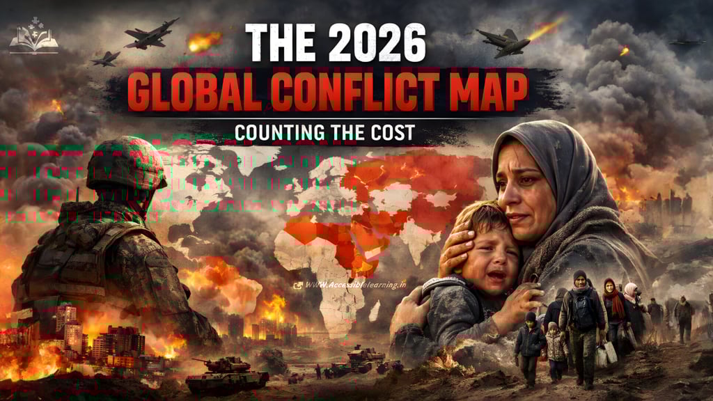 A World in Conflict: Mapping the 55 Nations Facing War in 2026