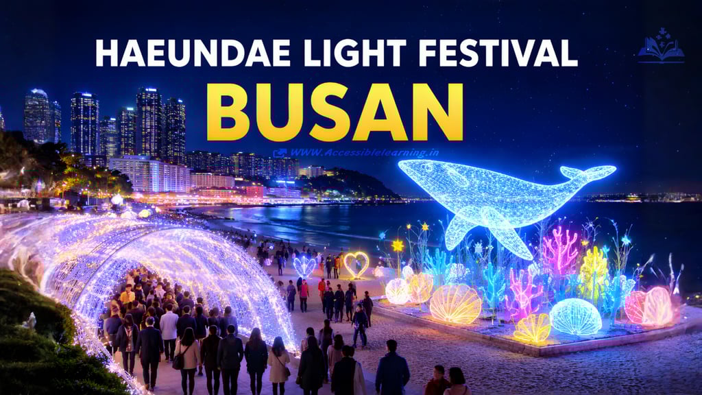 Haeundae Light Festival (Busan): Illuminating Korea’s Coastline in Winter