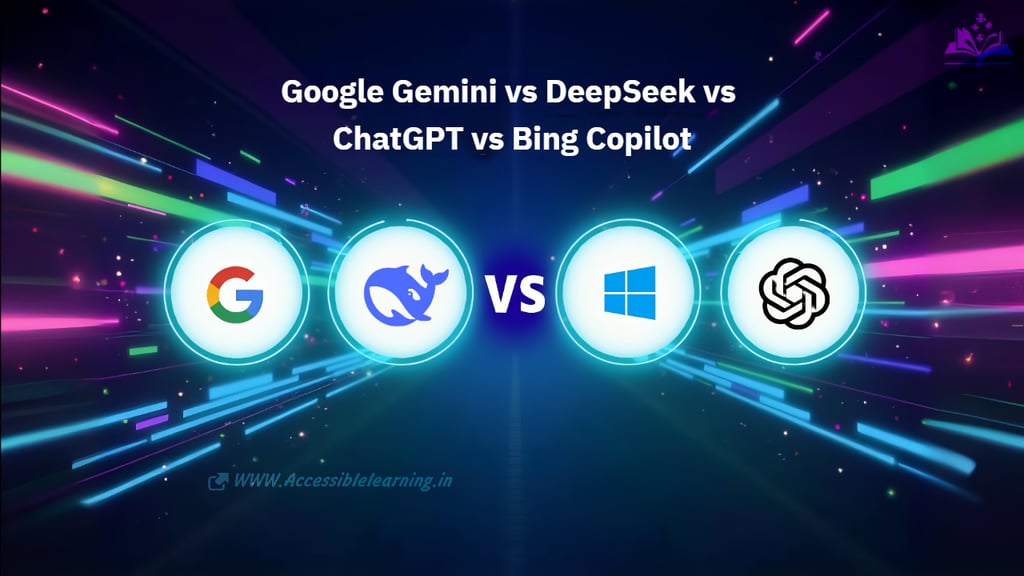 Google Gemini vs DeepSeek vs ChatGPT vs Bing Copilot – Which One Should You Choose?