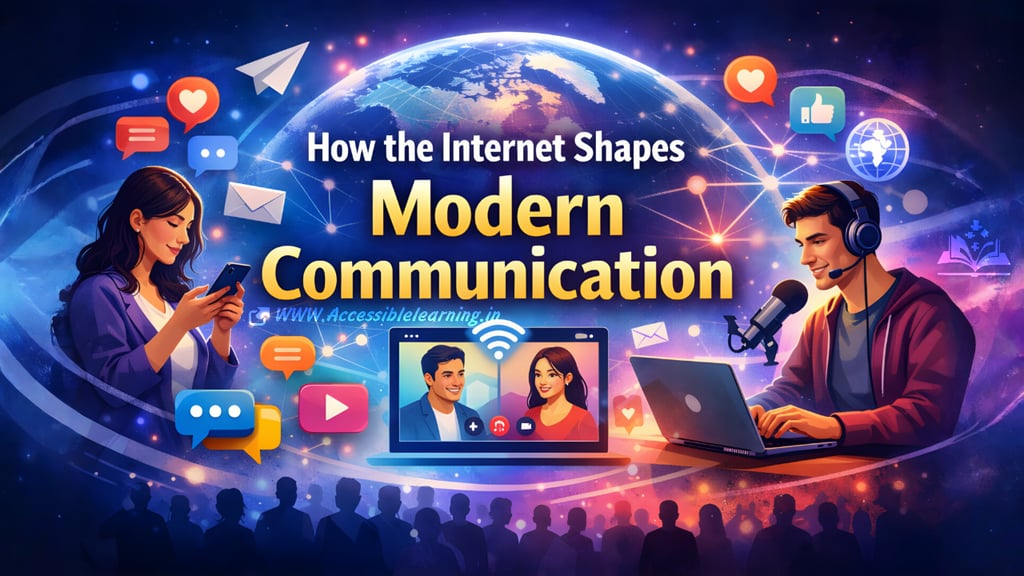How the Internet Shapes Modern Communication