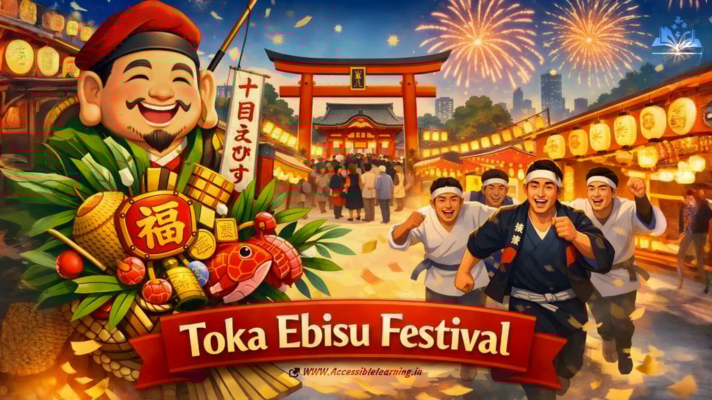 Toka Ebisu Festival: Japan’s Lively Celebration of Prosperity, Business, and Good Fortune