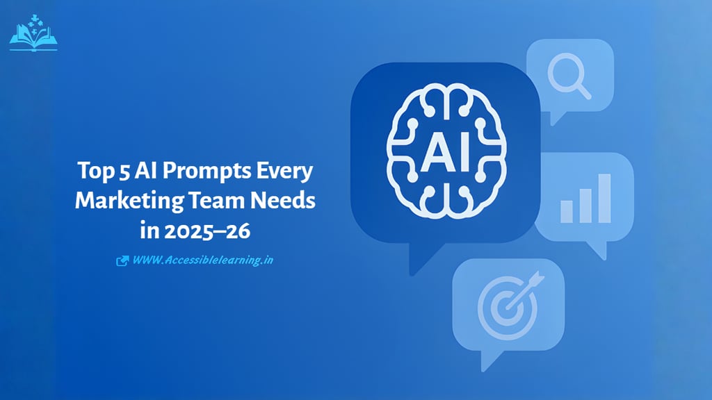 The Best AI Prompts for Smarter Marketing in 2025–26