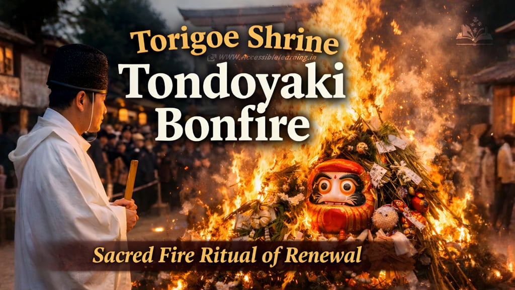 Torigoe Shrine Tondoyaki Bonfire: A Sacred Fire Ritual of Renewal in Tokyo