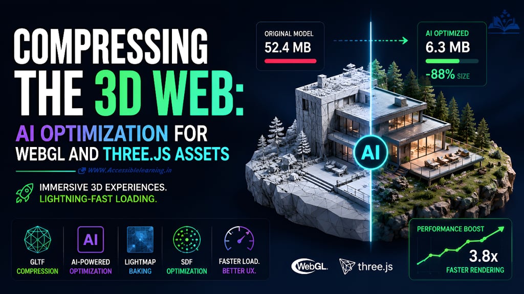 The Complete Guide to GLTF Compression, AI Asset Optimization, and Faster Three.js Performance