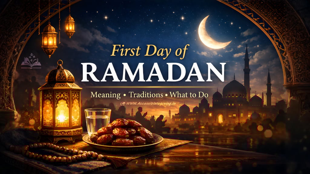 First Day of Ramadan Guide: Suhoor, Fasting Rules, Iftar, and Spiritual Tips