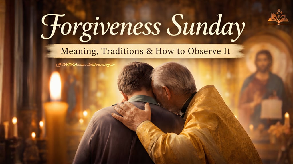 Forgiveness Sunday is one of the most meaningful and emotionally powerful days in the Christian spir