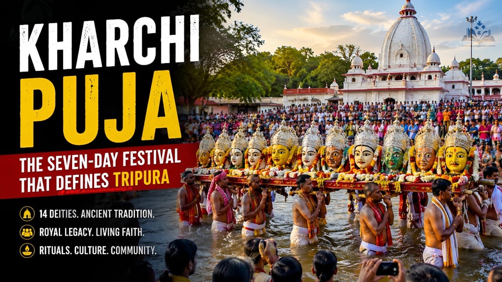 What Is Kharchi Puja? History, Rituals, Significance, and Traditions Explained