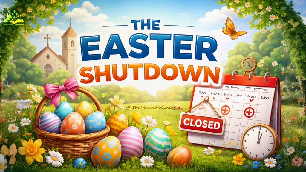 The Easter Shutdown refers to the temporary pause or slowdown in business activity during the Easter