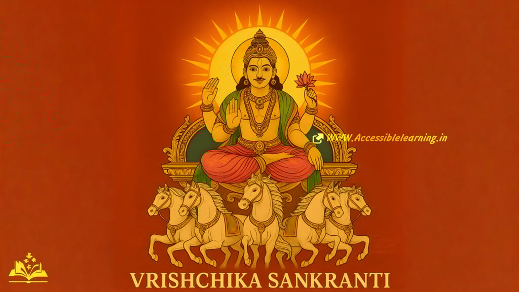 Vrishchika Sankranti 2025: Date, Significance, Rituals, and Spiritual Meaning