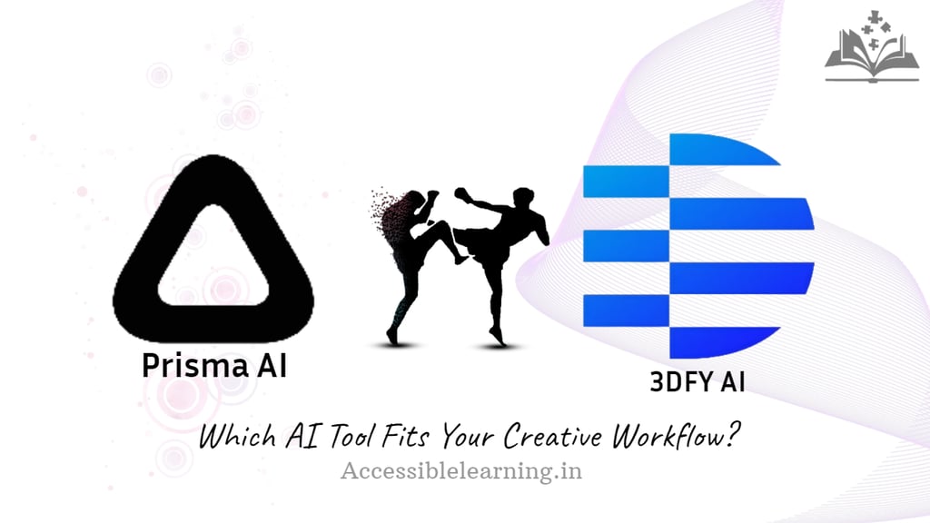 Prisma AI vs 3DFY AI: Transforming Creativity with Artistic Filters and 3D Modeling