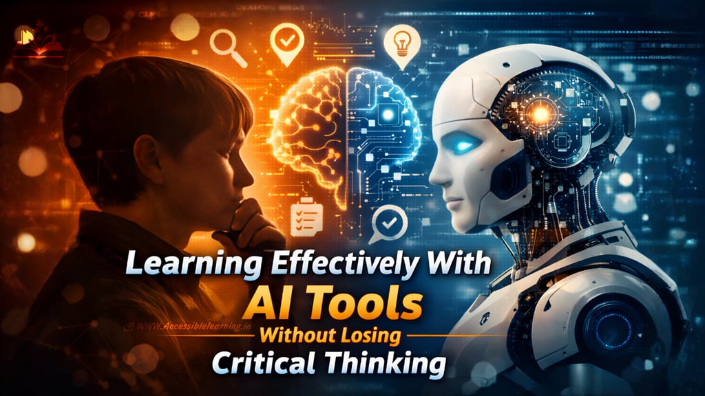 How to Learn Effectively With AI Tools Without Losing Critical Thinking