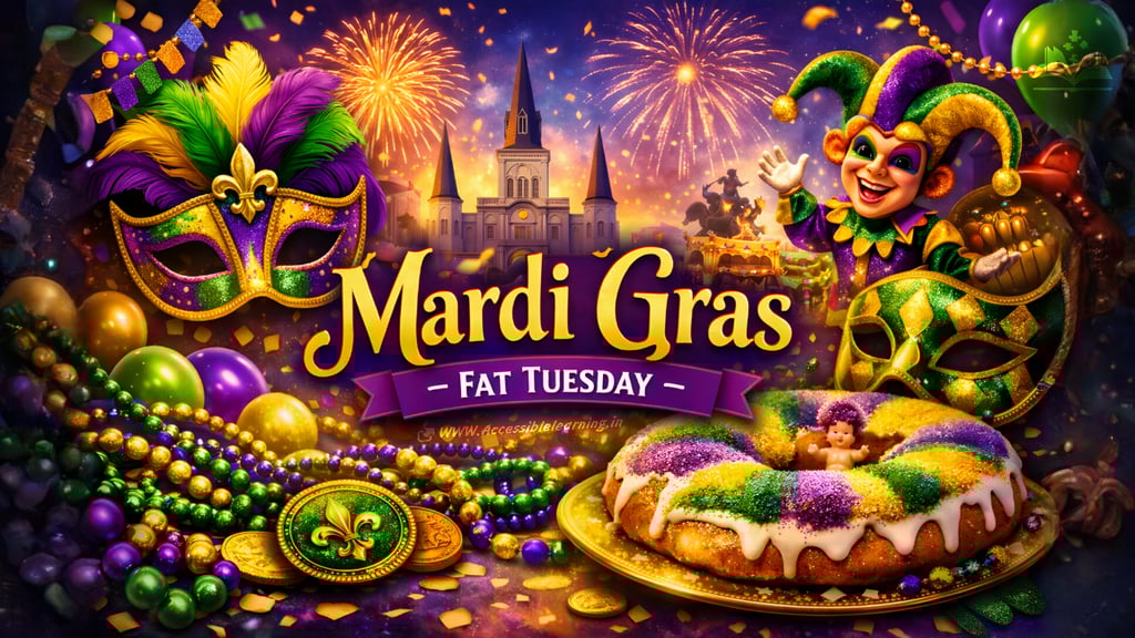 What Is Mardi Gras? Full Guide to Fat Tuesday, Parades, Masks, Beads & King Cake