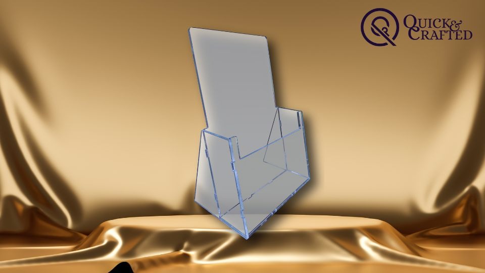 Acrylic brochure holder