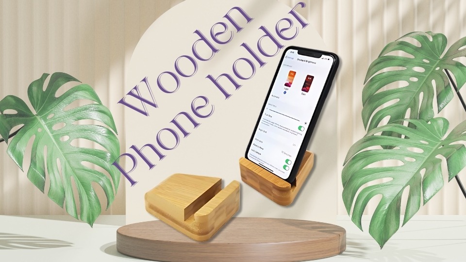 Wooden Phone holder
