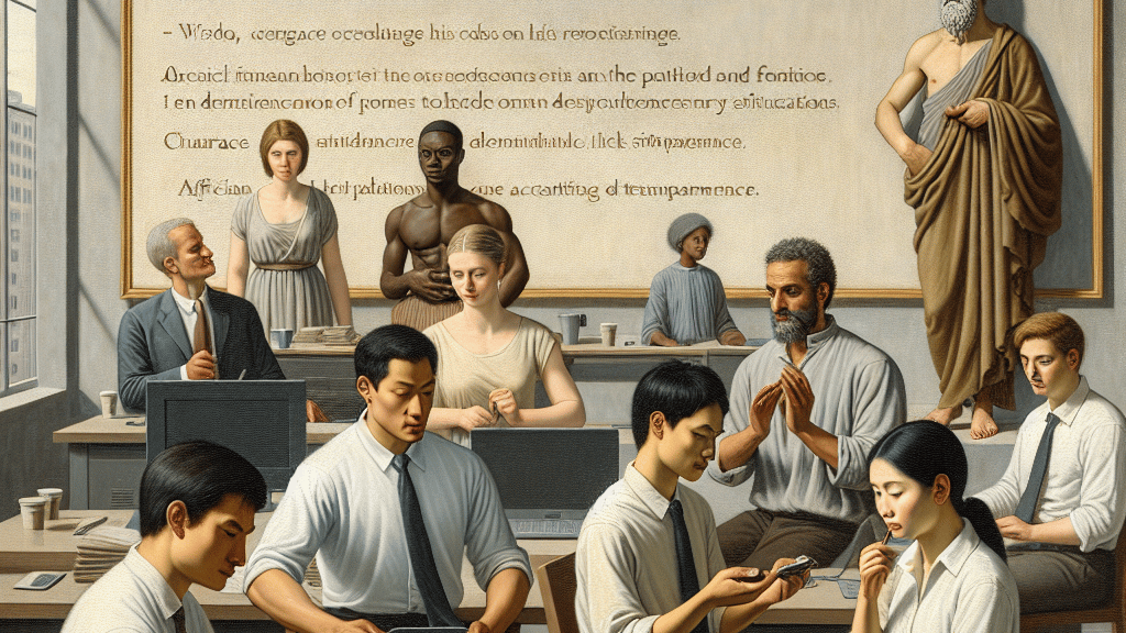 Stoicism at work