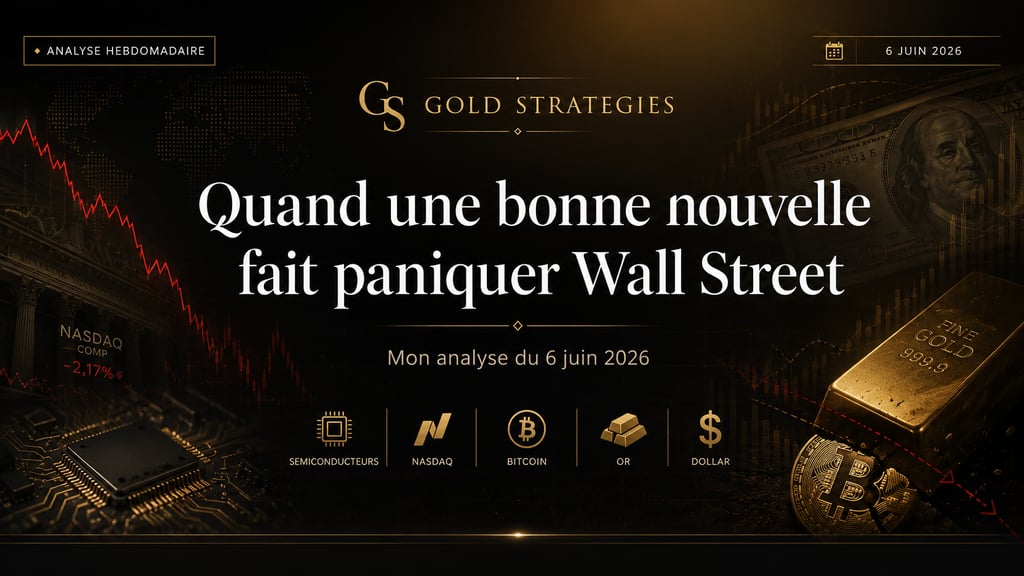 Samedi 6 juin 2026 Analyse Hebdo — 6 juin 2026 Quand une bonne nouvelle fait paniquer Wall Street