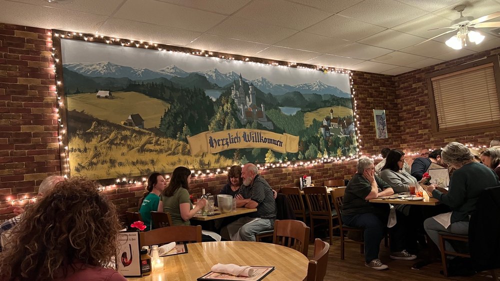 German Restaurant, Tulsa, OK, Neuschwanstein's Castle, Seattle Artist
