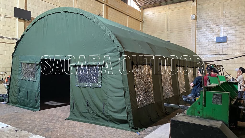 tenda lengkung standar tni